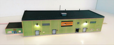 Z scale layout Warehause
