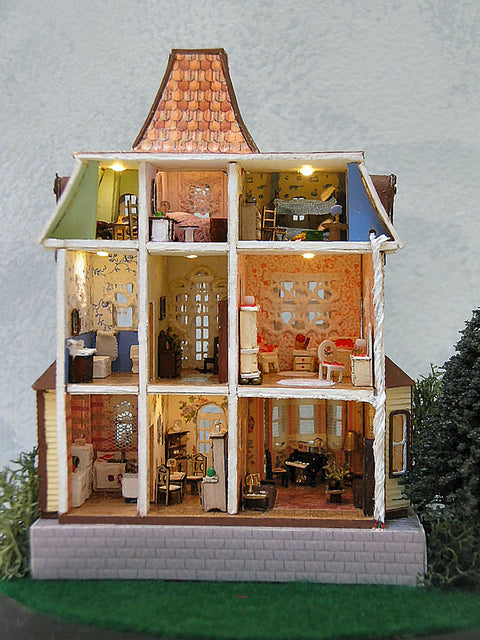 Beacon Hill style dollhouse