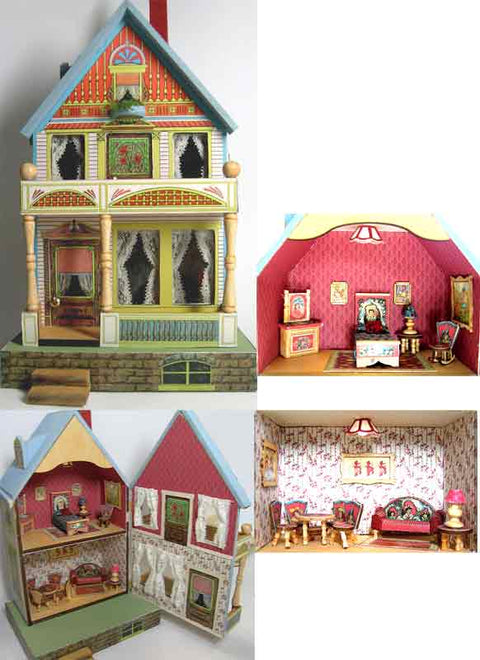Colorful dollhouses