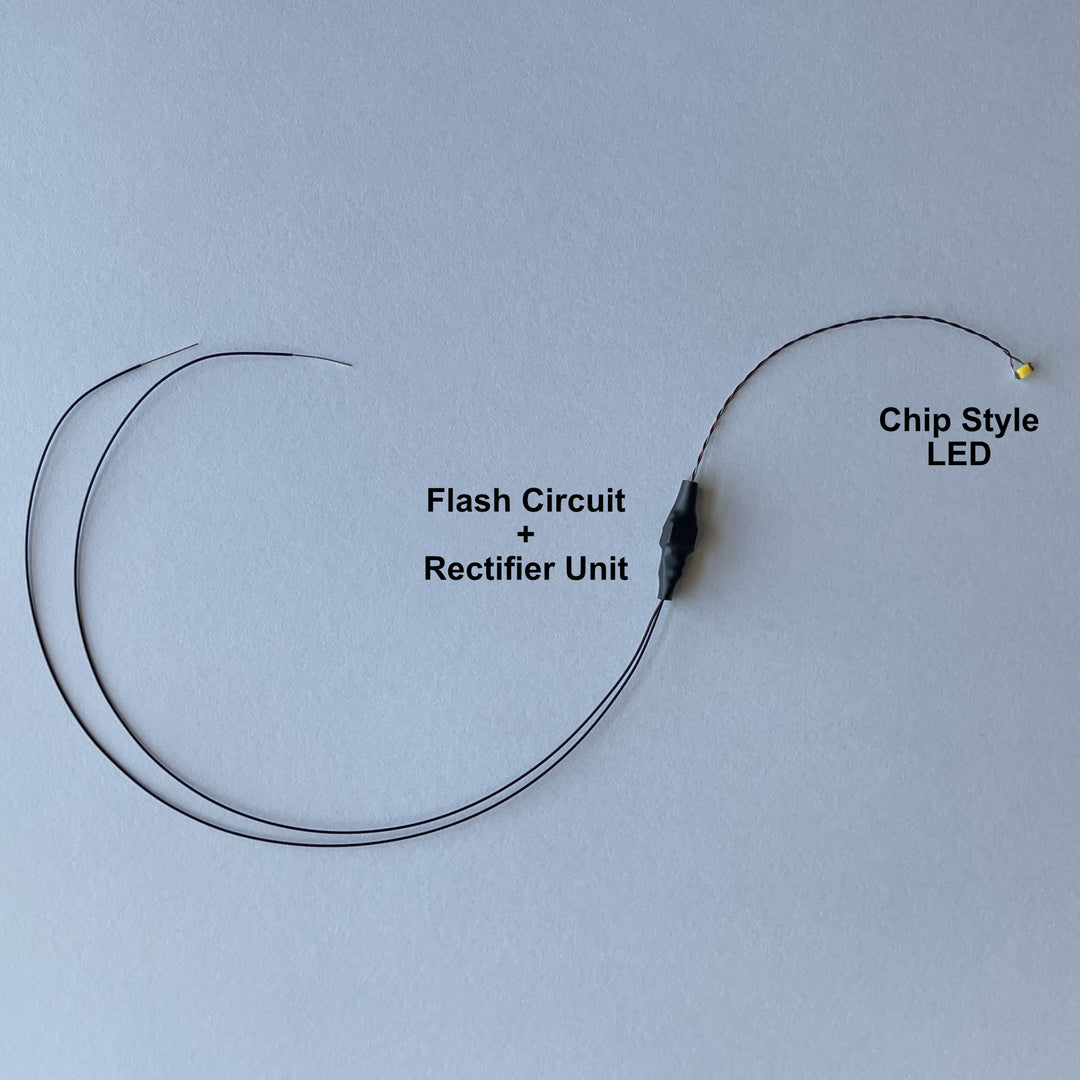 Flashing 18 volt chip LED