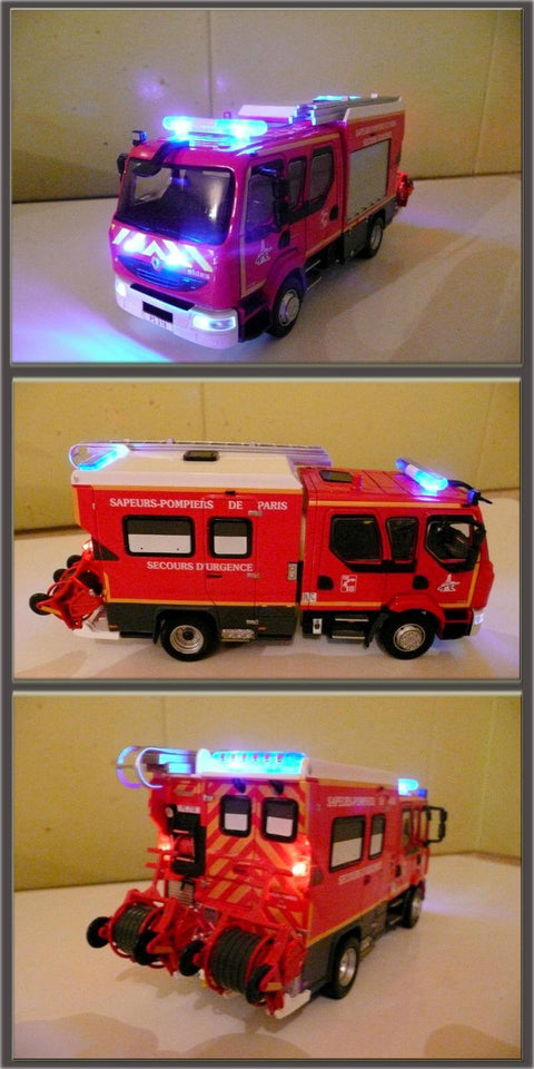 French fire fighting vehicle