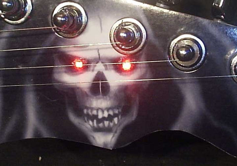 Guitar with a skull