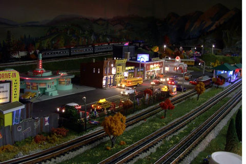 Main Street on the Fall layout