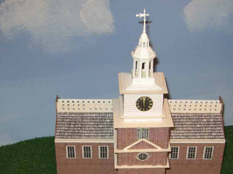Amazing Building replica of Independence Hall!
