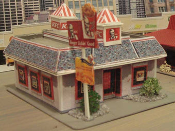 close-up of the KFC made with Model Builder