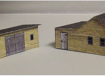 N scale sheds