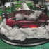 Model Car in Smoke