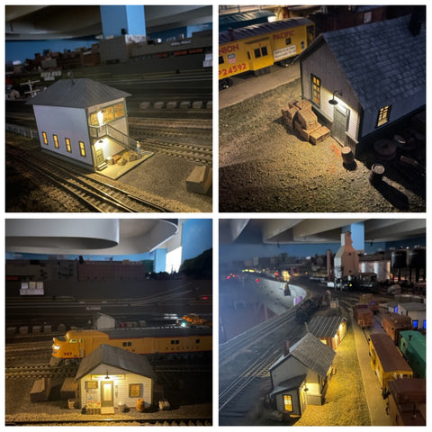 Models of railway buildings