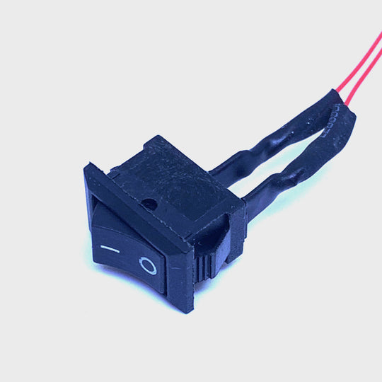 Miniature On Off Rocker Switch for your projects, wired - ready to go!