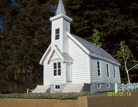 Seal Harbour Church in HO-Scale