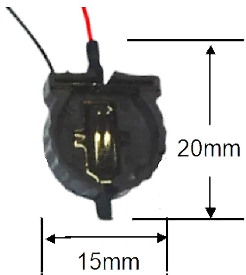 3 Volt Small coin cell holder with separate switch