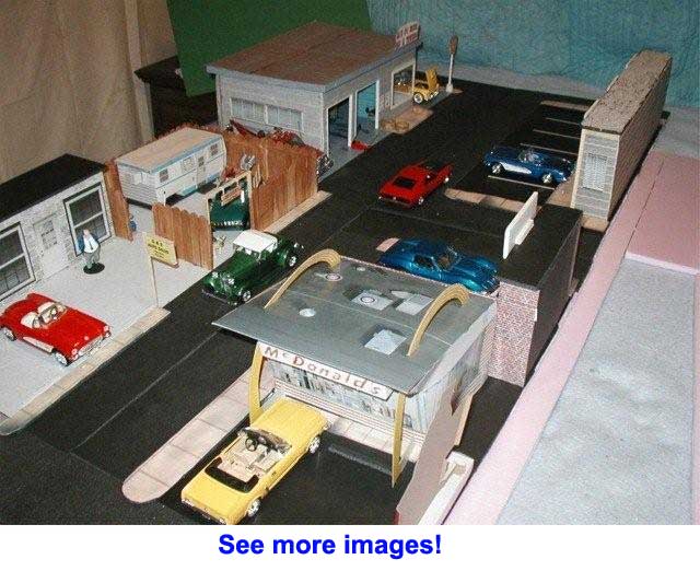 Street Scene with Model Builder Buildings