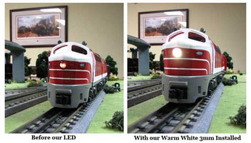 Miniature LED Lights for Model Trains - Fully assembled, guaranteed