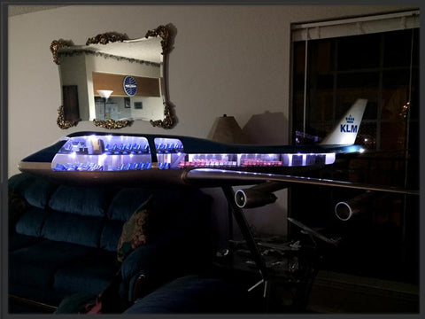 Transparent airplane