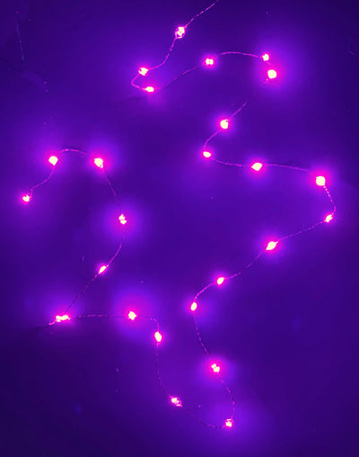 26 pink string lights