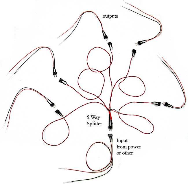 5 Way Wired Connectors