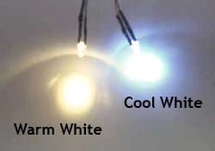 Warm white and cool white solid LEDs