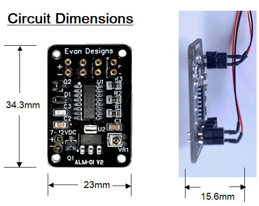 Aircraft Light Circuit Dimensions