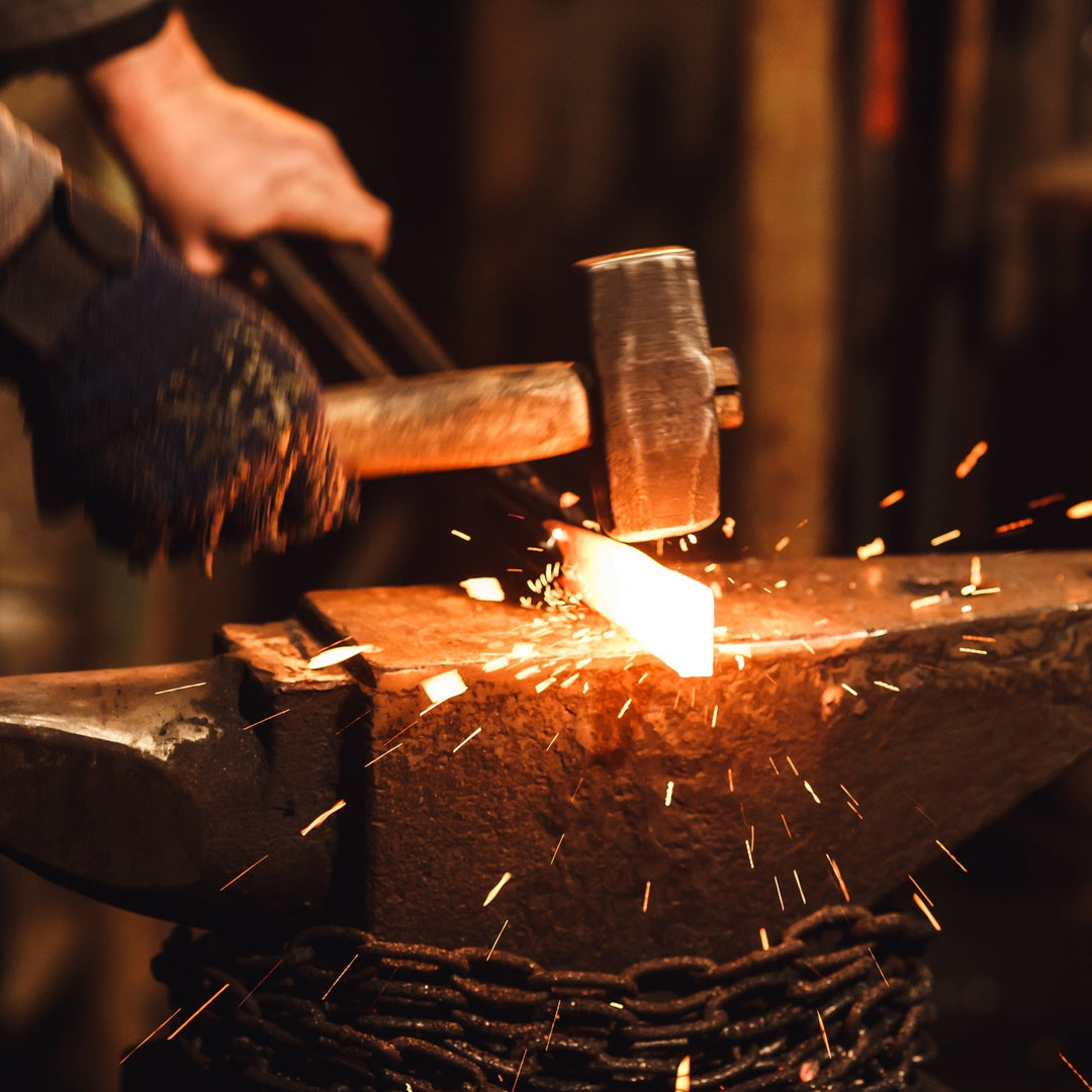 Blacksmith in action