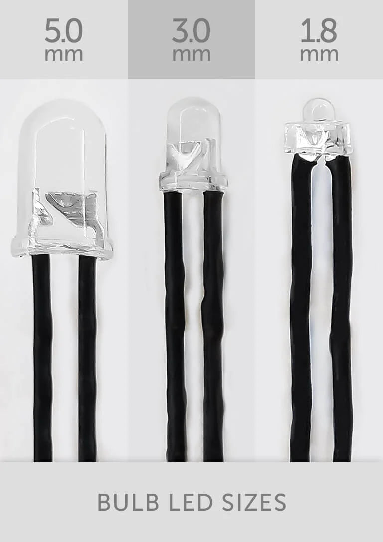 3 volt Flashing Bulb LEDs: Dazzling LED Flasher Options | Evan Designs