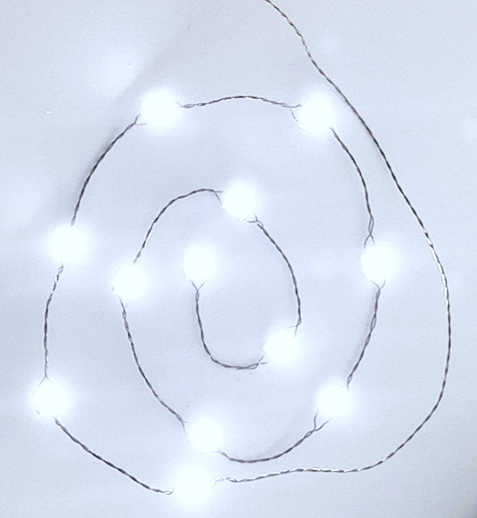 Hobby String Led Bright String of LED lights - Mega size, on finest wire for your hobby