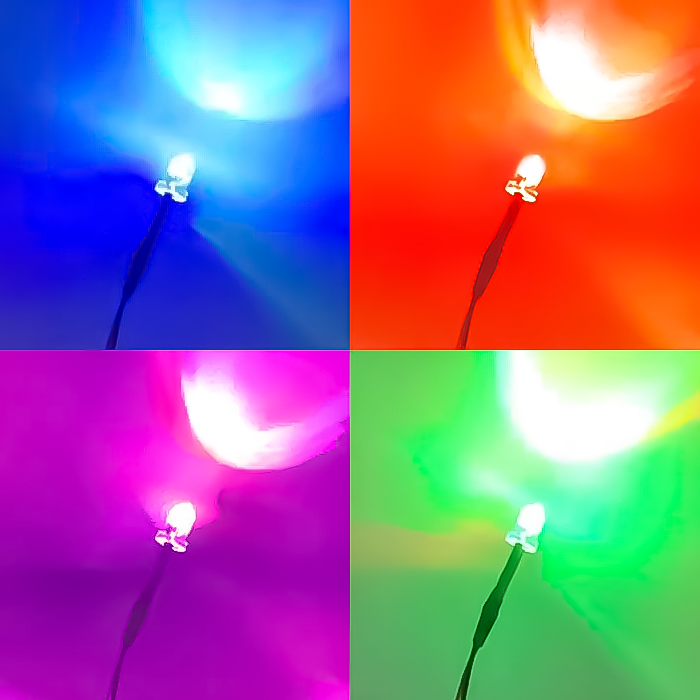 Fast Led Invert Colour LED Color Changing lights change and flash continuously fast and slow