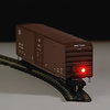 Flashing End of Train Beacon for Model Trains simulates FRED