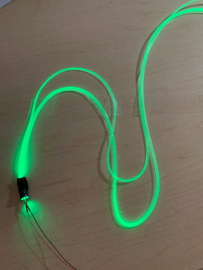 lit up side glow fiber optic