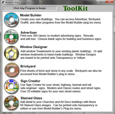 Complete toolkit screen