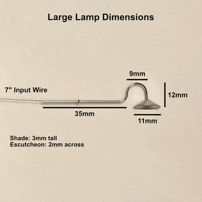 Gooseneck Lamp dimensions