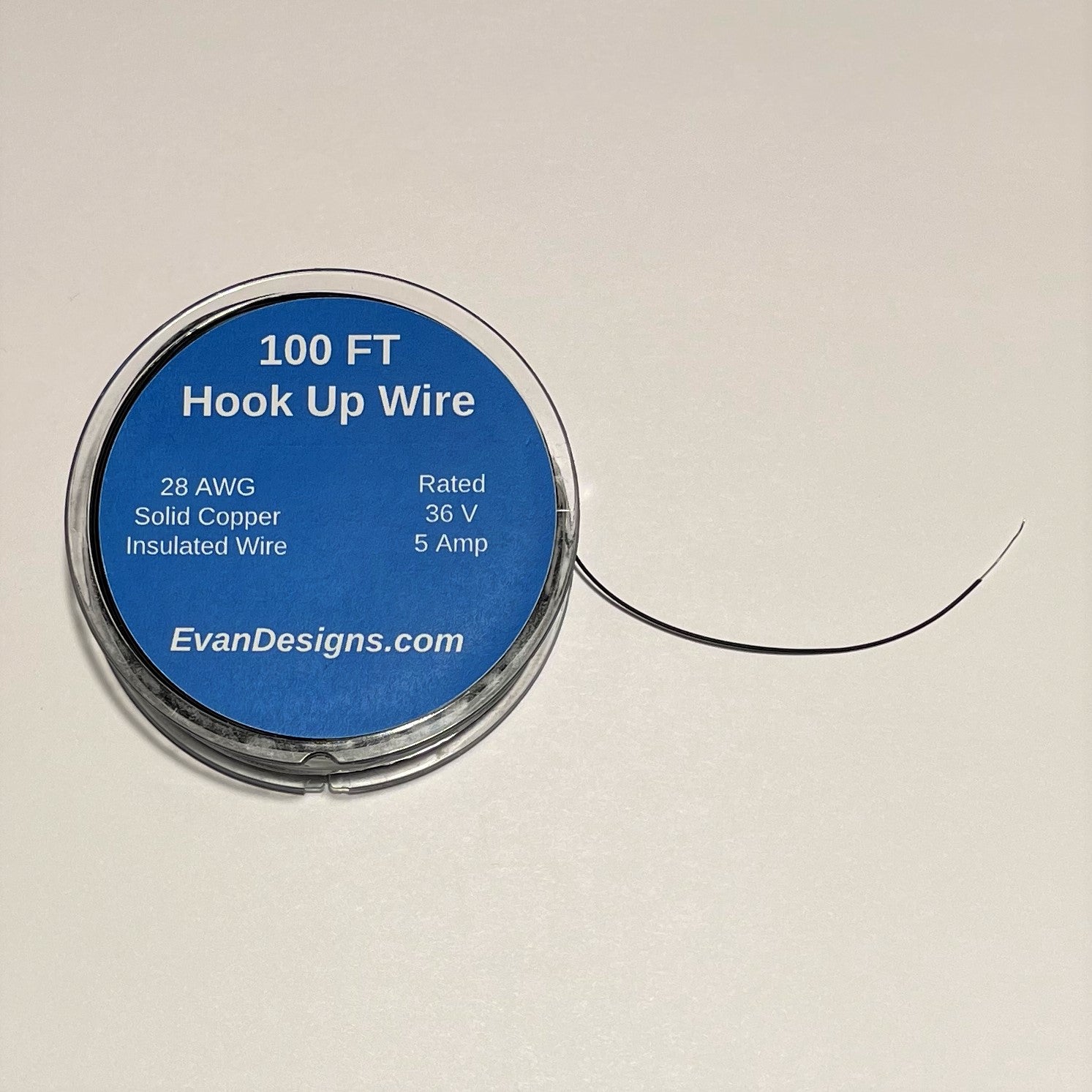 28 AWG Hook Up Wire, Stranded/Solid, 10 Colors, 7 Sizes