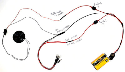 How to wire a firetruck siren