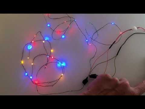 Flashing Colored String Light