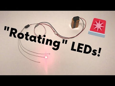 Rotating LED Lights Circuit For Diecast Models