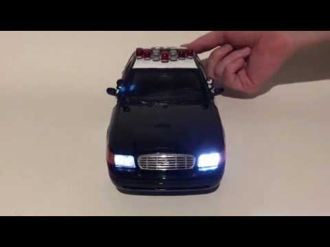 Diecast Police Cars Wig-Wag Circuit for Headlights & Taillights