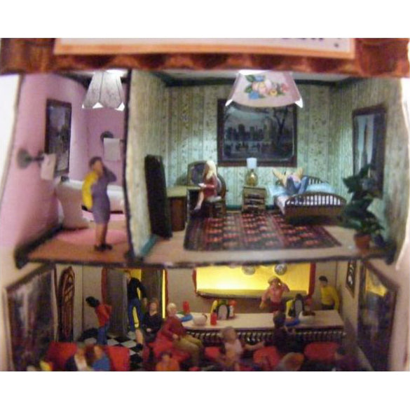 Mini Model Lighting Doll House LED Kit Miniatures Lighting Kit