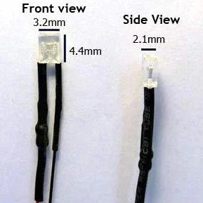 Flashing 3mm Square LEDs