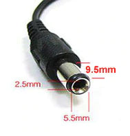 Power plug dimensions