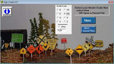 Sign Creator software opening screen