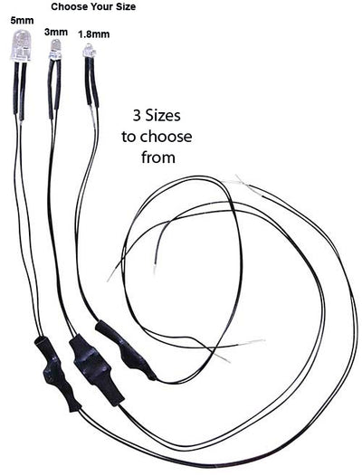 Miniature LED Lights for Model Trains - Fully assembled, guaranteed ...